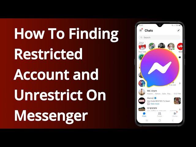 How To Finding Restricted Account  On Messenger | How to Unrestrict on Messenger