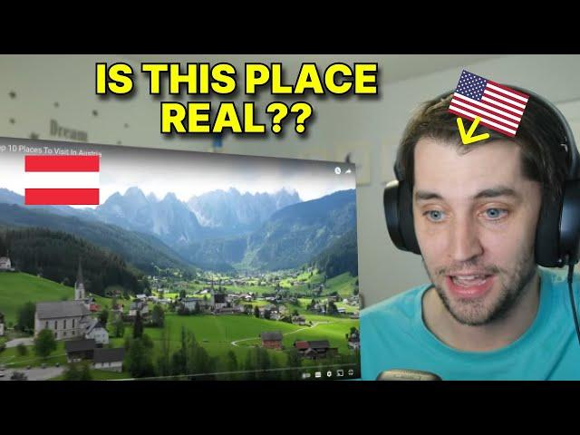 American reacts to Top 10 Places To Visit In Austria | (first time seeing Austria!)