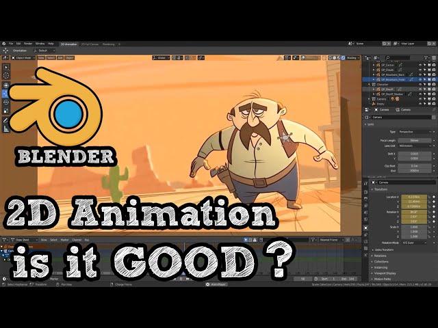 is Blender good for 2D animation