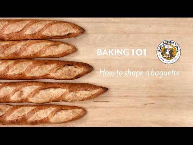 How to shape a baguette