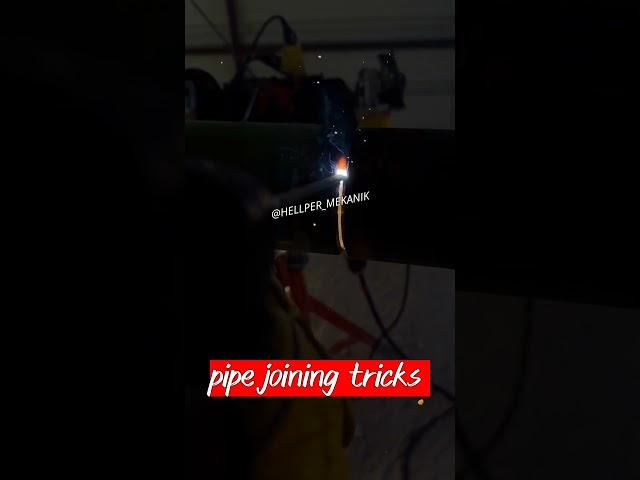 Tips and tricks for joining round pipes #cover #otomotif #wellder #welding @Hellper_mekanik