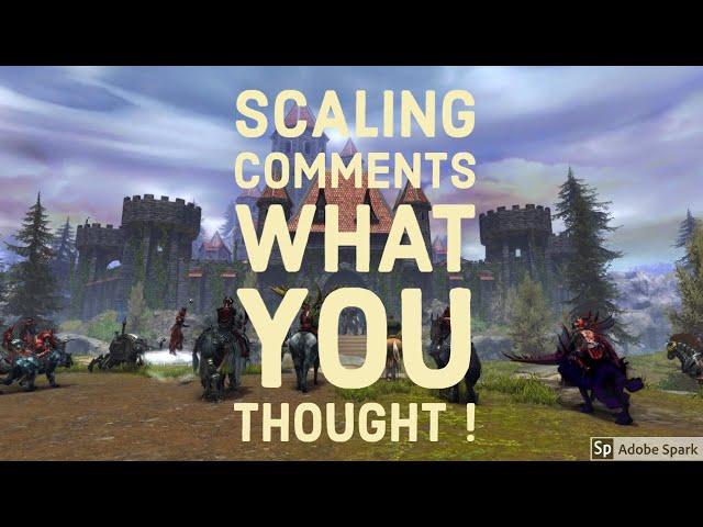 Neverwinter Scaling Comments