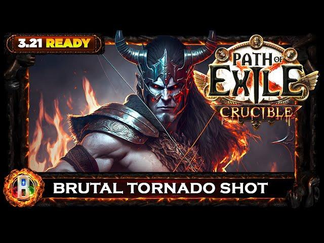 [PoE 3.21] CRUCIBLE LEAGUE: BRUTAL TORNADO SHOT BERSERKER - PATH OF EXILE CRUCIBLE - POE BUILDS