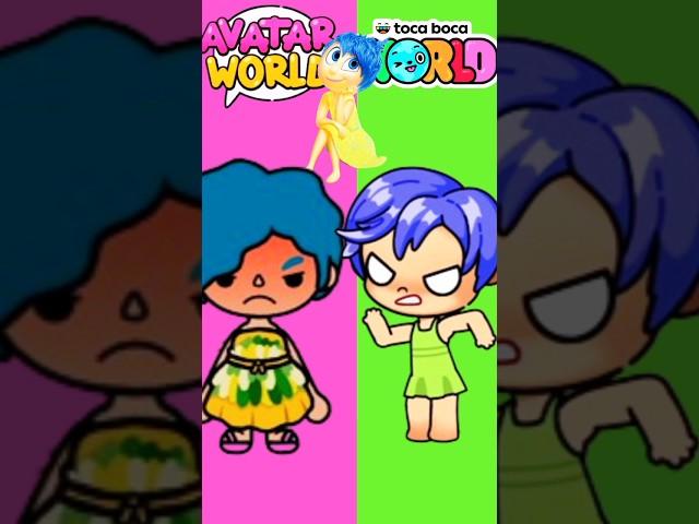 Toca Boca vs Avatar World  Joy  #insideout2 #pazu #avatarworldsecrets #avatarworldnewupdate