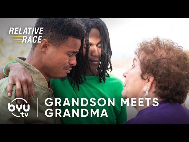 Grandson Meets Grandma For The First Time | Relative Race | BYUtv