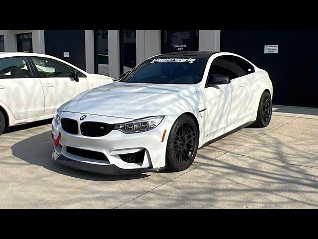 BMW M4 ARM Resonated Downpipes and VRSF Single Midpipe