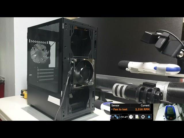 Alphacool Apex Stealth Metal Fan Noise test