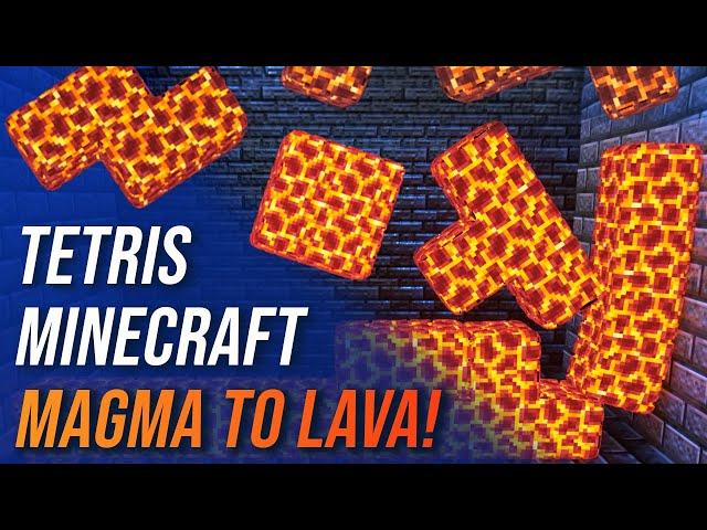 Tetris Minecraft Magma to Lava ASMR