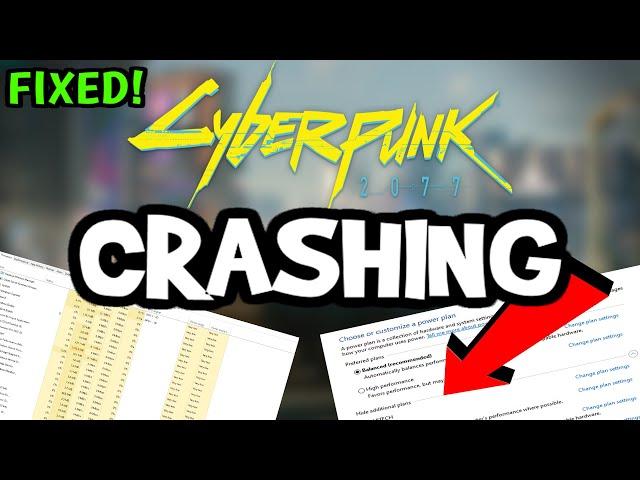 How To Fix Cyberpunk Crashing! (100% FIX)