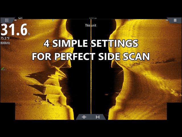 Side Scan SETUP! ACTIVE IMAGING SETTINGS. 3 in 1 Transducer