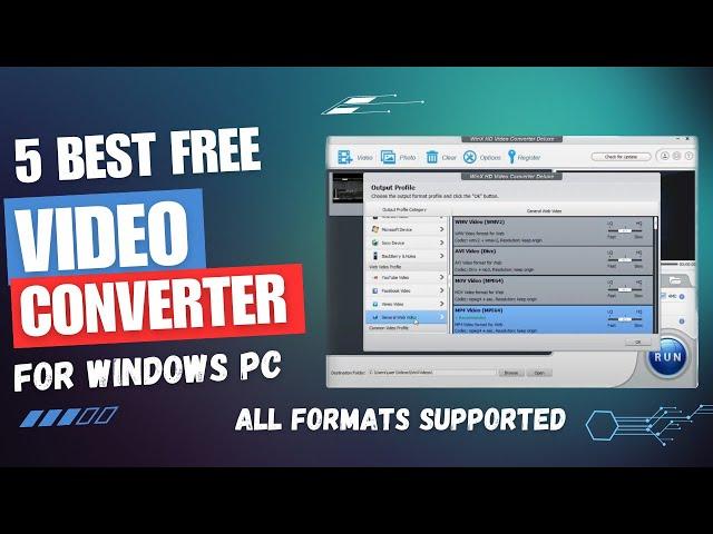 5 Best Free Video Converter Software For PC  | Without Watermark | For Windows 7, 8, 10, 11