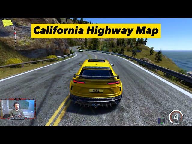 Assetto Corsa California Highway Map | Lamborghini Urus Mansory