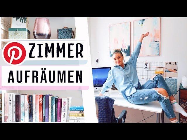 Mein ZIMMER aufräumen - Pinterest Room Makeover  // I'mJette