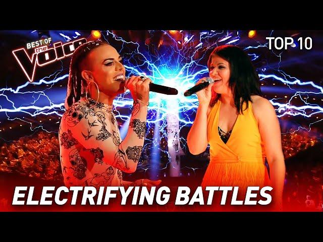 TOP 10 | SHOCKING BATTLES in The Voice