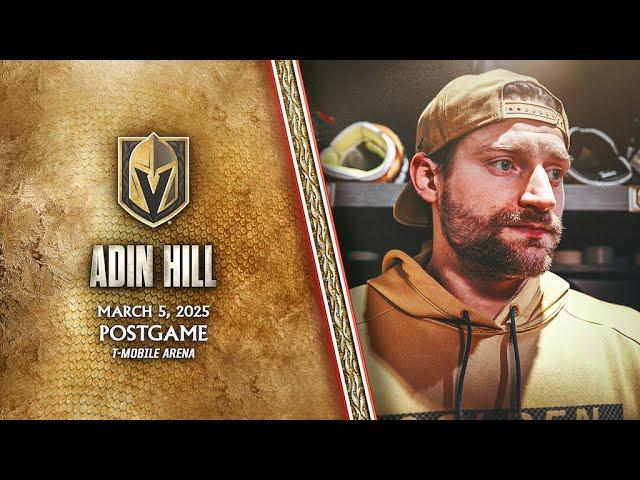 Adin Hill Postgame 3/5: We All Feed Off Of Momentum