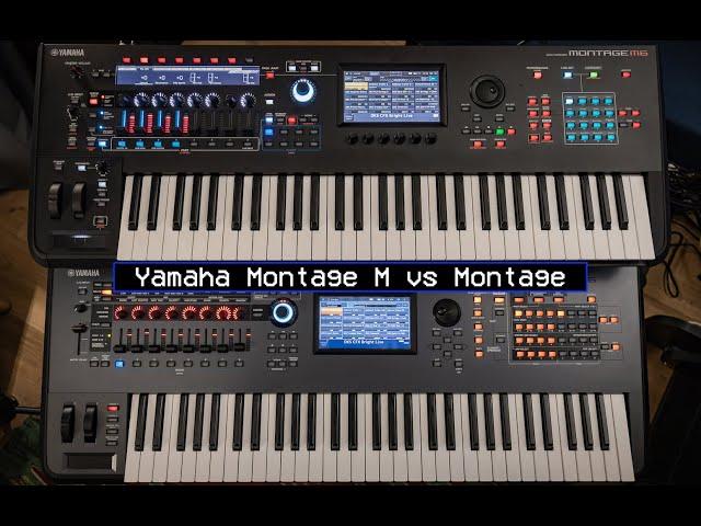 Yamaha Montage M vs Yamaha Montage [AWM2 & FM-X Sounds] | No Talking |