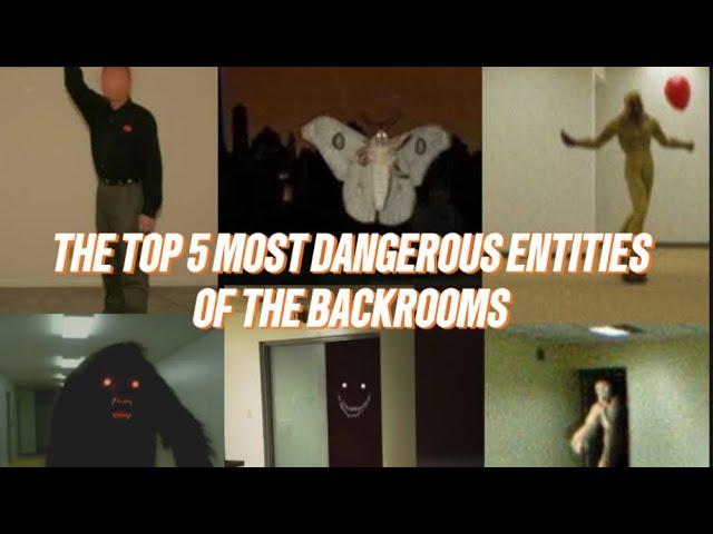 ||THE TOP 5 MOST DANGEROUS ENTITIES OF THE BACKROOMS || ‼️*watch till the end*‼️#backrooms