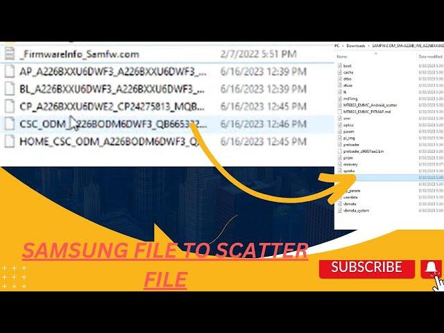 Samsung 4 File Convert Scatter File || Samsung File Unpack || Samsung Dead Recover File️