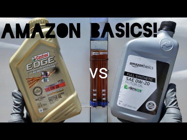 Amazonbasics motor oil full synthetic VS Castrol edge extended performance engine oil!