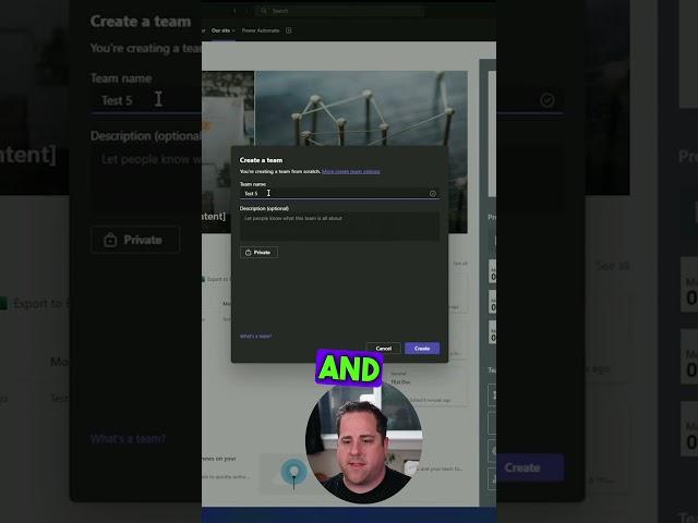 Create A Team #microsoft #teams