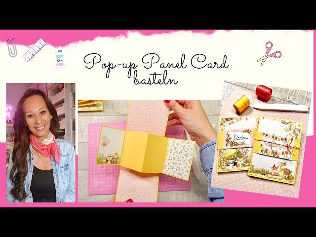 ️ Pop-up Panel Card  basteln  I in cm I DIY I Annilis Welt ️