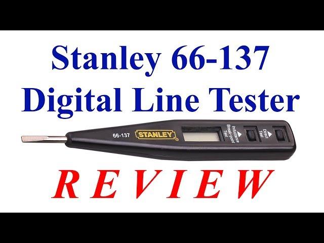 Stanley 66-137 Digital Line Tester - Review | Som Tips