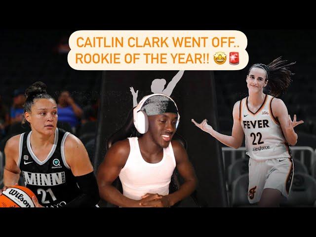 Woah.. CAITLIN CLARK IS HER!! Venom Reacts To Fever At Lynx Highlights