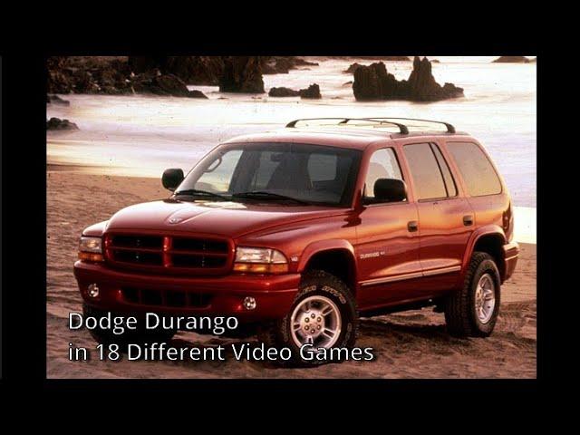 Dodge Durango in 18 Different Video Games