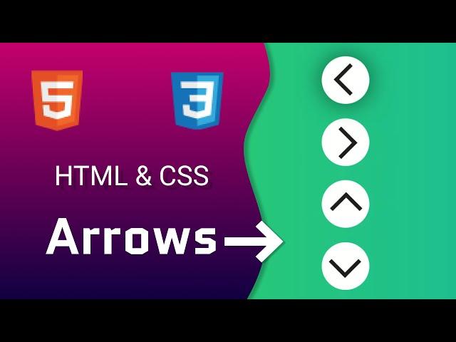 Simple & Fast arrow buttons | HTML & CSS only
