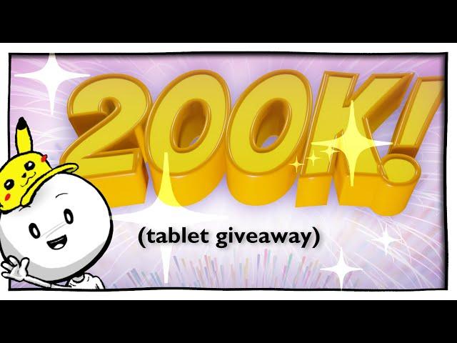 200K SUBSCRIBERS!!! (...and tablet giveaway!)