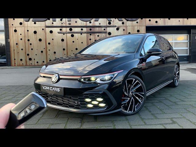 2021 Volkswagen Golf 8 GTI (245 HP) in Deep Black | Sound, Startup and Visual Review | 4K filmed!