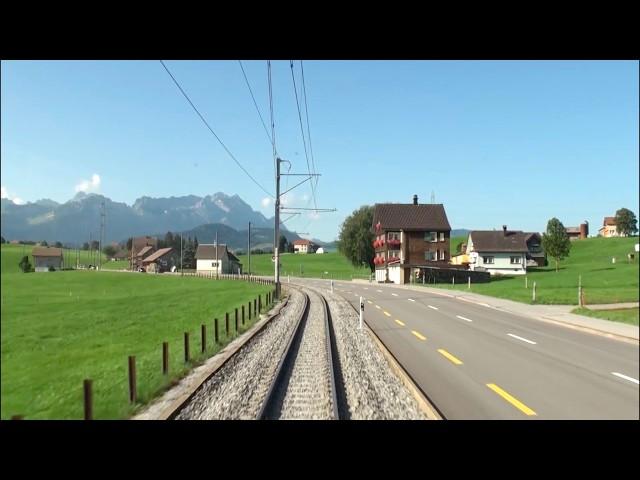   Trogen - St. Gallen - Appenzell cab ride, Switzerland [29.8.2019] (Film by Andreas Perren)