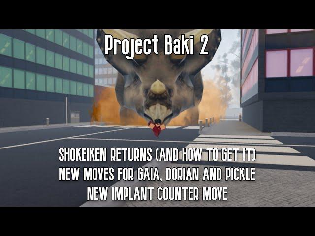 PROJECT BAKI 2 - TRICERATOPS FIST RETURNS, NEW MOVES AND IMPLANTS, SHADOW BOXING LEVEL 3 - ROBLOX