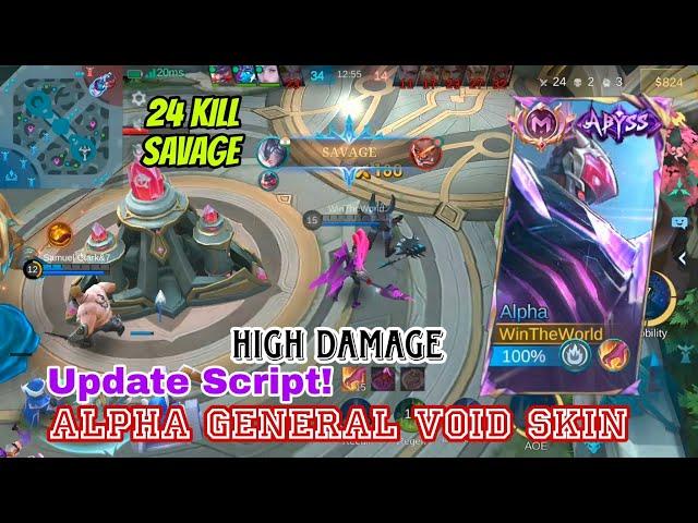 ML Alpha General Void + High Damage Script | Savage 24 KILL Ultimate Revamp | No Ban No Password