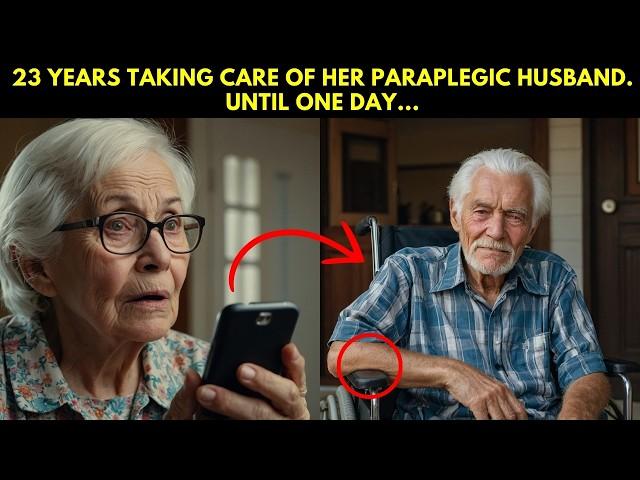 AN ELDERLY WOMAN CARED FOR HER PARALYZED HUSBAND... UNTIL ONE DAY, SUSPICIOUS OF SOMETHING...