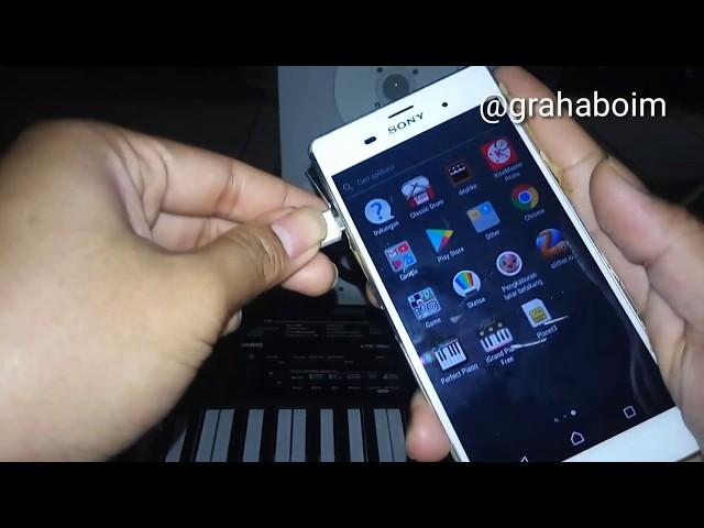 TUTORIAL CARA SETTING CASIO CTK 3500 SEBAGAI MIDI CONTROLER PADA APLIKASI GRAND PIANO DI HP ANDROID