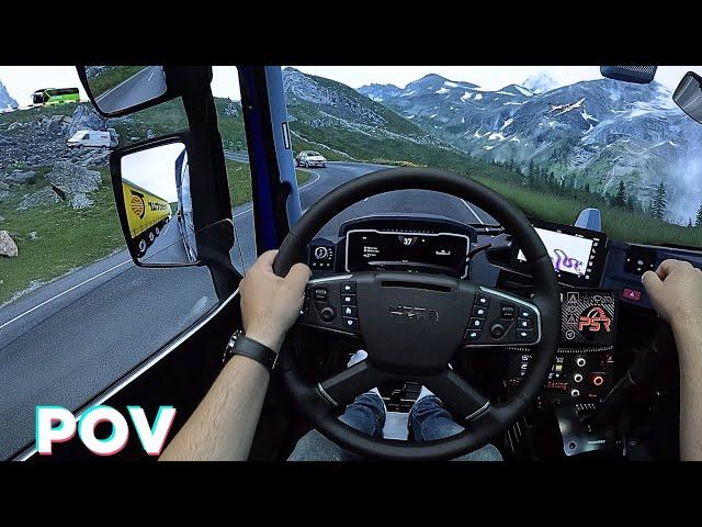 RenaultE-Tech Haul Through the Austrian Mountains | ETS2 | Fanatec CS DD+