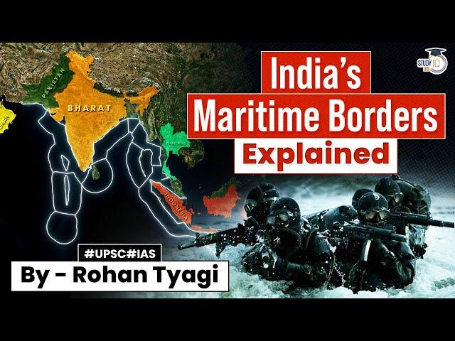 India's Maritime Borders Explained Through Animation | UPSC GS2