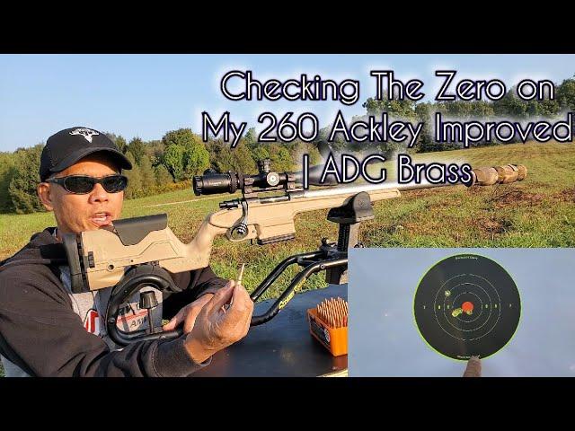 Is My 260 Ackley Improved Rifle Really That Accurate | 100 yards