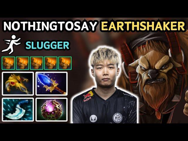  NOTHINGTOSAY EARTHSHAKER Midlane Highlights 7.36c  Insane Enchant Totem Damage - Dota 2