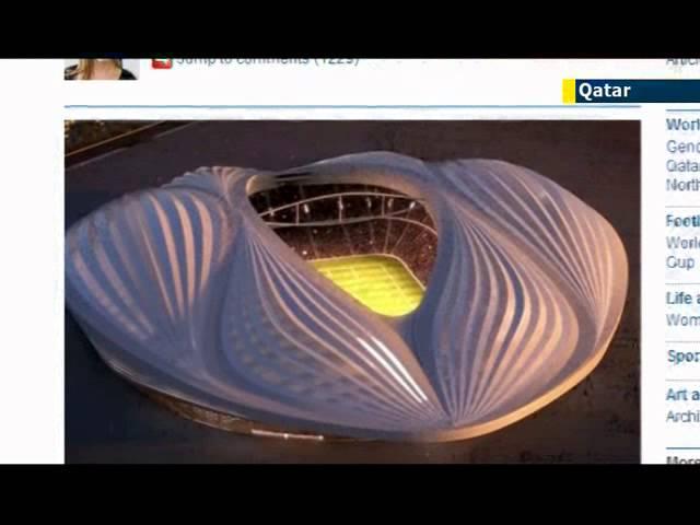 Qatar's Sexually Suggestive Stadium: Critics say World Cup venue resembles female genitalia