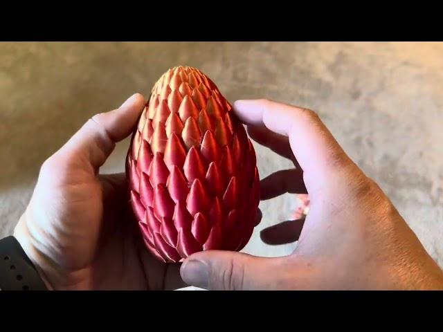 Unboxing, Final Look, Sharpness, and Review of Flavery 3D Printed Dragon & Dragon Egg