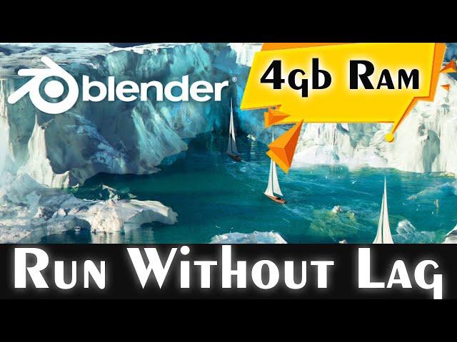 Run Blender (4.1 Compatible) Faster in Any Pc ! Fast Settings To Apply
