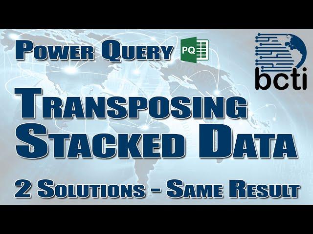 Power Query - Pivoting Stacked Data