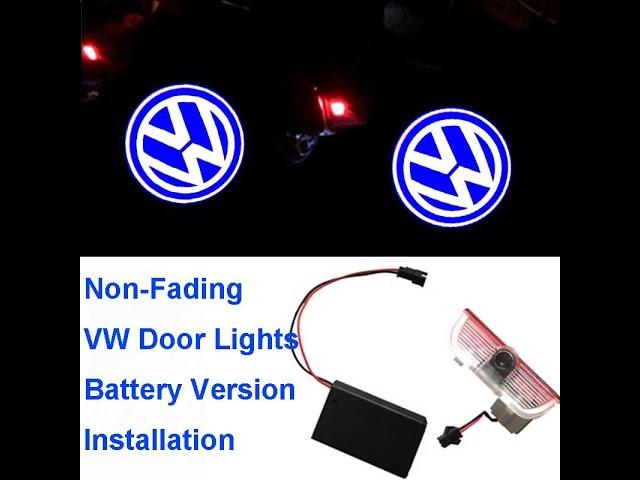 VW door light logo non-fading ｜battery version installation ｜for tiguan altas passat golf scirocco