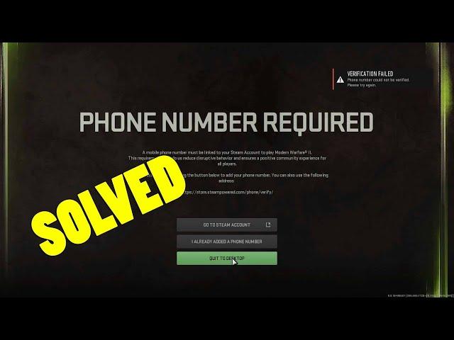 How to fix the mobile phone verification issue in Warzone 2 and Modern Warfare 2