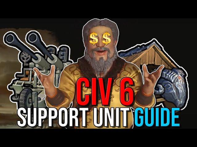 EVERYTHING You Need to Know About Support Units | Civ VI Tips for Beginners