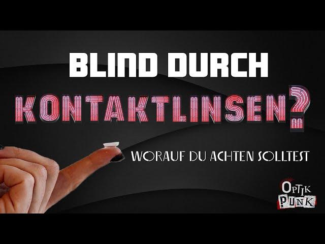 Was muss ich bei Kontaktlinsen beachten? Optikpunk klärt auf