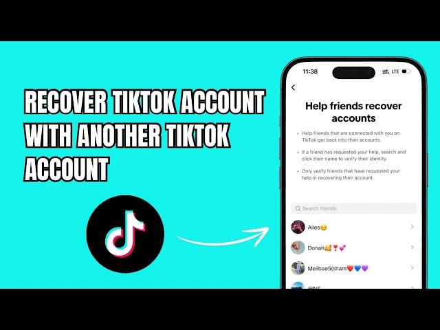 Recover TikTok Account Using Another TikTok Account | Help Friends Recover Accounts