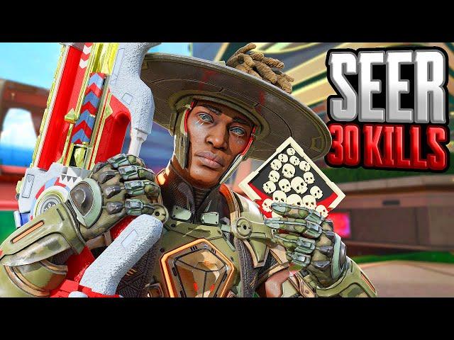 INSANE Seer 30 KILLS and 5,655 Damage Apex Legends Gameplay Season 20